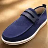 Mocasines de malla para hombre sin cordones con horma ancha, adecuados para pies anchos, transpirables, de suela blanda, sin cordones, zapatos casuales para ir al trabajo.