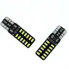Explosiones coche luz pequeña T10 LED 194 W5W 3014 24 LED CANBUS luz indicadora de posición de doble cara