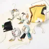 [Diseño Original] Pañuelo Cuadrado Pequeño Estilo Coreano Ins para Mujer Todo Combinación Estilo Occidental Pañuelo Decorativo Pañuelo de Primavera y Otoño Pañuelo Artístico