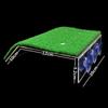 Nova Plataforma de Sol para Tartarugas, Plataforma de Sol para Tartarugas Aquáticas, Plataforma Decorativa de Escalada com Grama Simulada, Paisagismo de Aquário Pronta Entrega