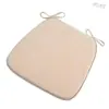 Cojín de Silla de Color Liso Four Seasons para el Hogar, Cojín de Asiento Integrado Engrosado para Taburete de Comedor, Lavable, Estilo Chino Silla 40x38 Herradura Transfronterizo