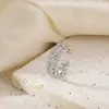 Venta Caliente Transfronteriza Temperamento Cobre Microincrustado Escalera Cuadrado Circonita de Color Anillo de Dedo para Dama de Gama Alta Popular Anillo de Dedo Joyería de Primera