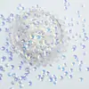 Lentejuelas de PVC de ciruela cóncava 5mm7mm ciruela cóncava dorada perla cuentas de flor de ciruelo cóncava estéreo DIY en stock al por mayor