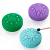 Tambor de Lengua de Acero de 8 Tonos de 4 Pulgadas, un instrumento de percusión para niños y principiantes, también adecuado para adultos, tambor tocado a mano, venta al por mayor para ventas transfronterizas