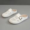 [Personalizado] K3901 Ropa de Exterior Baotou Media Copa Sandalias y Pantuflas Súper Populares Verano 2025 para Mujeres Embarazadas y Madres en Verano