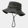 Estilo Campamento al Aire Libre Montañismo Lavado Sombrero de Pescador Verano para Mujer Protección Solar Ala Ancha Sombrero de Pesca Protección Solar para Hombre Sombrero para el Sol