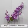 Flores Artificiales Moradas de Boda Elegante Boda Compromiso Banquete Montaje Techo del Salón de Bodas Decoración de Flores Artificiales Escenario Flores Guía de Camino