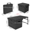 Caja de Almacenamiento para Camping al Aire Libre Almacenamiento con Apertura Lateral Camping Plegable Almacenamiento para Maletero de Coche Caja Plegable para Camping