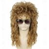 Peluca Punk Rock de Moda Europea y Americana para Hombre, Seda de Alta Temperatura, Fibra Química, Estilo Personalizado, Cubrecabezas Falso, Listo para la Venta
