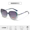 Gafas de Sol para Mujer Estilo Nuevo con Montura Grande, Protección UV, Estilo Urbano, de Moda con Patillas Incrustadas de Diamantes, Gafas de Sol Polarizadas para Mujer, Al Por Mayor en Stock