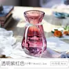 Vaso Vidro Transparente Sala de Estar Arranjo de Flores Escandinavo Hidropônico Bambu Rico Moderno Simples Garrafa de Flor Seca Cultura em Água Rabanete Verde Grande