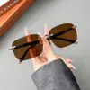 Gafas de Sol para Hombre 2026 Estilo Nuevo Gama Alta Anti-UV para Conducir Parasol Gafas de Sol Hombres Gafas Marrones