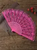 Abanico de Encaje Retro Europeo para Mujer Verano Abanico de Orquídea Accesorios para Fotografía de Danza Performance Abanico Plegable