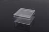Caja cuadrada de cristal transparente de punto caja de plástico transparente PS embalaje almacenamiento caja pequeña caja de embalaje por inyección para auriculares Bluetooth