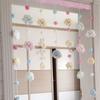 Cortina de Puerta para Niña Nubes Habitación Infantil Habitación Multiusos Dormitorio Aula de Estudiantes Dormitorio Partición Cortina Colgante Decorativa Linda