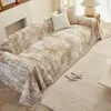 Almofada de Sofá de Chenille Cor Creme de Verão, Universal para Todas as Estações, Capa de Sofá Simples de Uma Peça, Capa de Sofá Antiderrapante e Resistente a Manchas