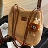 Bolsa Peluda para Mulheres, Grande Capacidade, Nova Bolsa Saco de Ombro Versátil Outono e Inverno 2026, Bolsa Tote de Alta Qualidade para o Dia a Dia