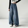 Pantalones vaqueros para niña para primavera y otoño, nuevo estilo 2026, pantalones largos holgados y casuales de pierna ancha para niños mayores, pantalones de otoño para niños