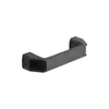 Manija de puerta de gabinete negra de mango abierto engrosada manija de equipo industrial abierta manija de caja de herramientas 90MM-180MM