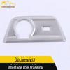 Anteke é adequado para 20 Jetta VS7 interface USB traseira moldura decorativa porta de carregamento VS7 isqueiro soquete adesivos