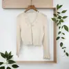Llegada de Verano 2025 Estilo Chino Versátil Cardigan de Punto de Manga Larga Top para Mujer Blusa Protectora Solar Microtransparente Camisa de Aire Acondicionado