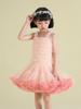 Vestido Tutu de Verão para Meninas Estilo Europeu e Americano Festa de Aniversário Vestido de Tule Bufante Vestido Princesa para Bolo Infantil Atacado