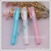 Porta bolígrafo transparente de 10 ml, botella rociadora para dividir perfume, frasco rociador para exfoliante, botella rociadora con tapa de bolígrafo de rosca de 10 ml para tónico