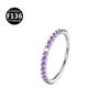 Brinco de titânio G23 1.2*8/10mm Aobao piercing joia argola de nariz nova tendência atacadista personalidade