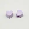 Miçangas Acrílicas de Cor Sólida com Furos Grandes, Flores Macaron Pintadas, Miçangas Soltas em Formato de Coração e Estrela de Cinco Pontas, Acessórios para Roupas, Miçangaria