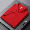 Camiseta polo masculina de manga curta, estilo simples, cor sólida, combinando, respirável, absorvente de suor, para negócios, casual, gola redonda