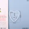 Molde de Resina de Cristal DIY de Amapola para Hacer Cartas del Tarot, Molde de Silicona de Puntero con Forma de Corazón, Fabricante en Stock