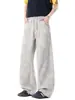 Ropa de Hombre Fengshe / Verano 2026 Nuevo Estilo Americano Pantalones Holgados de Pierna Ancha Casual de Longitud Completa Ropa de Trabajo Pantalones de Dobladillo Curvo