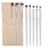 Pincel de maquillaje de pelo suave Cangzhou, 8 piezas, para sombra de ojos, apto para principiantes, juego completo de pinceles de belleza para ojos