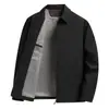 Chaqueta de Padre para Hombre 2026 Otoño Nuevo Estilo Cuello Solapa Ejecutivo Negocios Viaje Diario Cortavientos Chaqueta para Hombre