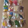 Bolsas de Porciones Pequeñas de Flores Secas, Flores Conservadas, Abanicos Hechos a Mano para DIY, Arreglos Florales Flotantes, Actividades de Team Building, Pegamento, Pinzas