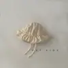 Chapéu de Sol para Bebê, Estilo Fino de Verão, Chapéu de Sol Elegante com Bolinhas para Primavera e Outono, Chapéu de Pescador para Bebê de 1-2 Anos