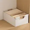 Cesta de Almacenamiento de Gran Capacidad para Escritorio de Dormitorio en Casa Caja de Almacenamiento Caja de Almacenamiento para Organización del Hogar Tipo Cajón para Guardar Artículos Varios Caja de Almacenamiento