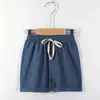 Shorts Infantis Puro Algodão Verão Finos Listrados Cinco Pontos Calças Curtas de Bebê Meninos e Meninas Casuais Hot Pants para Crianças Pequenas e Crianças
