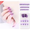 Nuevas Uñas Postizas Manicura Terminada Parches Falsos Uñas Postizas Manicura Portátil Parches para Uñas 24 Piezas Suministro del Fabricante
