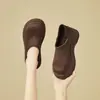 Zapatos Birkenstock Super Calientes Todo Incluido para Mujer Otoño 2026 Nuevo Llegada Versátiles Mocasines Deslizables de Dos Vías Zapatos de Suela Gruesa que Aumentan la Altura