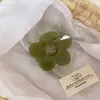 Pinza para el Cabello de Flor Fresca Color Gel Estilo Coreano, Pinza Tiburón para Medio Peinado Femenino, Versátil y Elegante para la Parte Trasera de la Cabeza