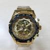 Reloj mecánico automático hueco para hombre, estilo boutique, resistente al agua, estilo retro, reloj de negocios con encanto, de élite.