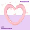 Globos huecos en forma de corazón con lazo transfronterizos en colores sólidos mate para decoración de escenas del Día de San Valentín y cumpleaños, venta al por mayor