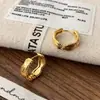 Simples e Requintados, Versáteis para o Dia a Dia, Brincos de Textura Ondulada Exclusivos com um Toque de Luxo Leve e de Alta Qualidade, Brincos Elegantes e Únicos para o Trabalho