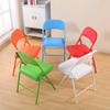 Silla plegable de color silla con respaldo para sala de conferencias silla de entrenamiento para oficina silla para computadora para el hogar taburete portátil para dormitorio de estudiantes
