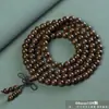 Venta Directa de Fábrica de Pulseras de Cuentas de Sándalo Dorado para Hombres y Mujeres, Pulseras de Múltiples Vueltas para Parejas, Cuentas de Oración y Joyería Decorativa al por Mayor