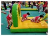 Nuevo equipo de entrenamiento de integración sensorial de tambor de aceite inflable, fabricante de accesorios para reuniones deportivas al aire libre