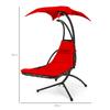 Columpio para patio exterior, silla colgante, cesta colgante doble para exteriores, hogar, balcón, ocio, silla de ratán, mecedora, hamaca de hierro, cuna