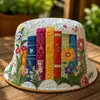 Colección de sitios web independientes transfronterizos nuevos de 2026: Sombrero de pescador y sombrero para el sol versátiles de arcoíris con estampado digital 3D y bordado acolchado, aptos para hombres y mujeres