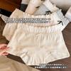 Ropa Interior de Algodón Puro para Mujer Estilo Crema Calzoncillos tipo bóxer para Mujer 10A Algodón Extendido Antibacteriano Entrepierna Antibacteriana Sin Costuras Simple para Mujer